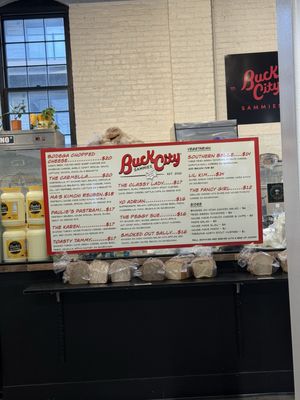 Menu photo 1 Buck City Sammies Columbus, OH