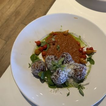 Aura Modern Mediterranean - Three Cheese Arancini - Mediterranean Near Me - Camp Hill, Pennsylvania Aura Modern Mediterranean - Three Cheese Arancini - Mediterranean Near Me - Camp Hill, Pennsylvania