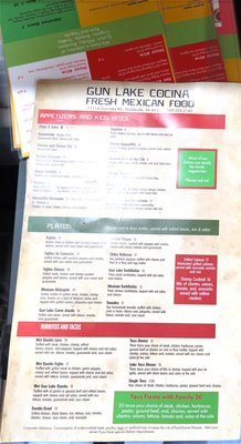 Menu photo 3 Gun Lake Cocina Middleville, MI