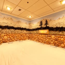 Olympus Spa - Sea Salt Room - Discover many health benefits our three earth energy heated rooms have to offer.