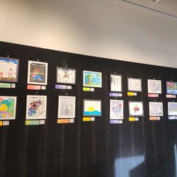 Blick Art Materials - Artist of the month exhibit.