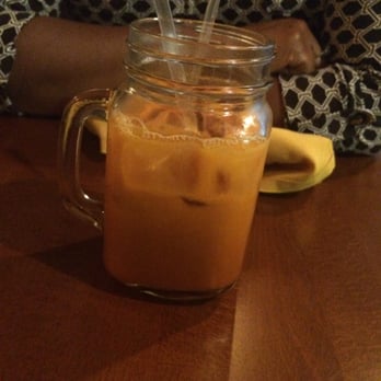Rice Factory - Thai iced tea in a mason jar. - Thai Near Me - Milltown, New Jersey Rice Factory - Thai iced tea in a mason jar. - Thai Near Me - Milltown, New Jersey