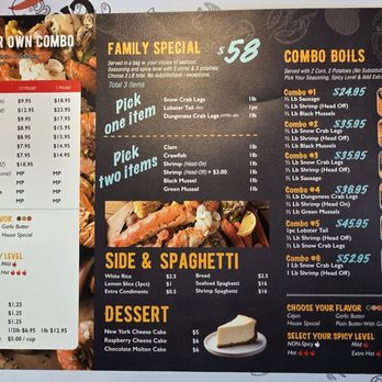 Crab House - Plenty of choices on the menu. - Seafood Near Me - Modesto, California Crab House - Plenty of choices on the menu. - Seafood Near Me - Modesto, California