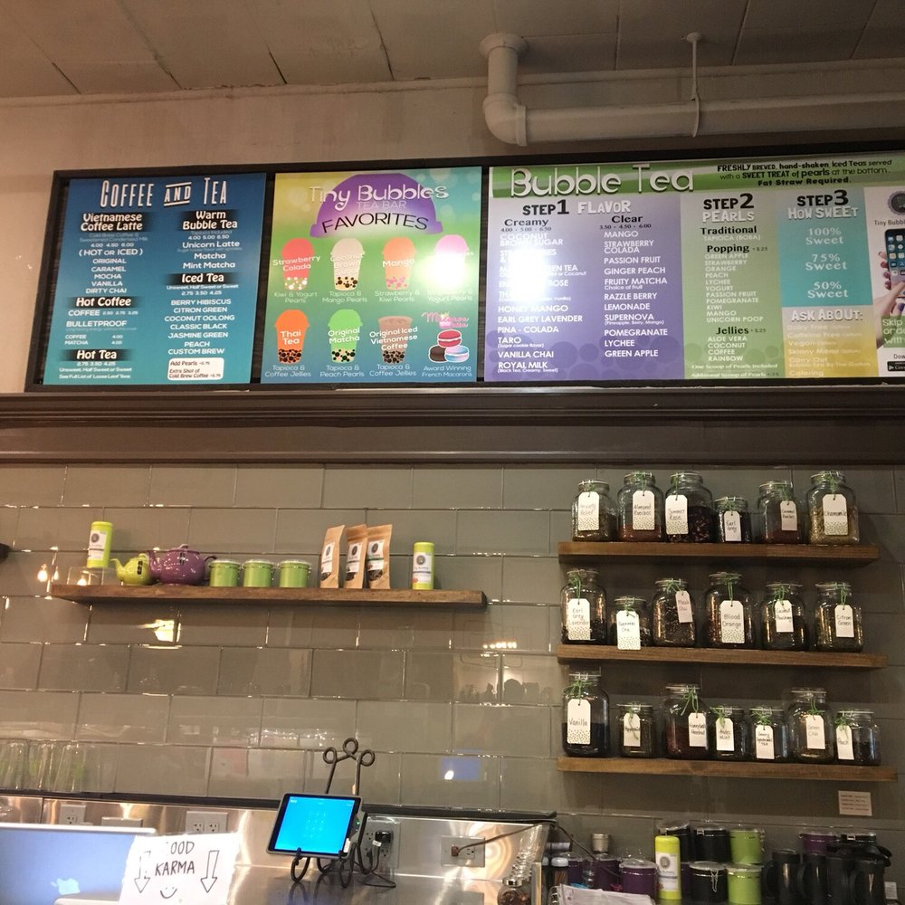Tiny Bubbles Tea Bar - So many options... - Bubble Tea Near Me - Marietta, Georgia Tiny Bubbles Tea Bar - So many options... - Bubble Tea Near Me - Marietta, Georgia