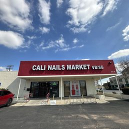 Exterior outside entrance of Cali Nails Market - San Gabriel, California Exterior outside entrance of Cali Nails Market - San Gabriel, California