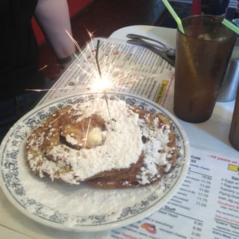 Whistle Stop Cafe - Cinibon French toast. Happy anniversary. - Breakfast & Brunch Near Me - Deep River, Connecticut Whistle Stop Cafe - Cinibon French toast. Happy anniversary. - Breakfast & Brunch Near Me - Deep River, Connecticut
