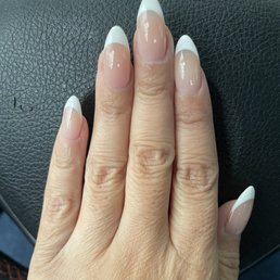 Gel X extensions, french tip Gel X extensions, french tip