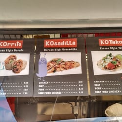 Kotako - Menu