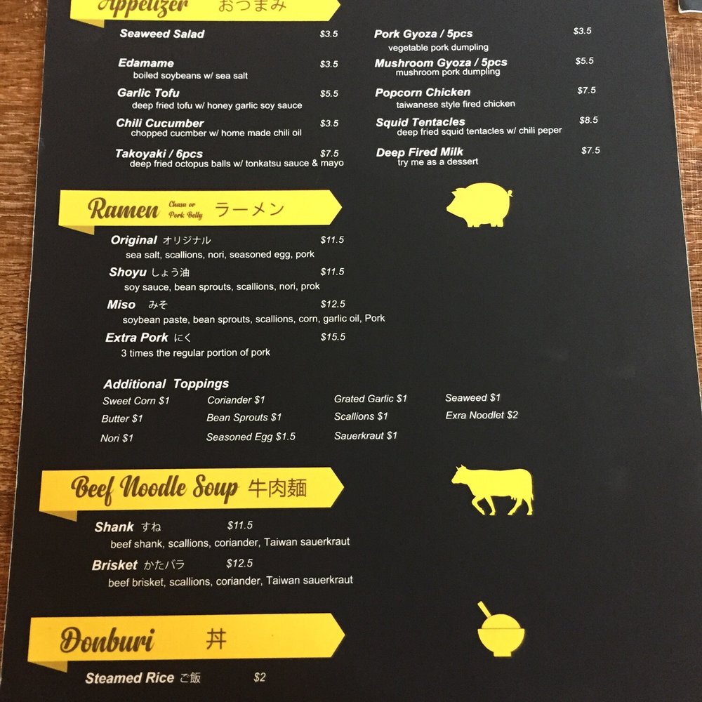 Menzou Ramen & Bubble Tea - Menu - Ramen Near Me - Surrey, British Columbia Menzou Ramen & Bubble Tea - Menu - Ramen Near Me - Surrey, British Columbia