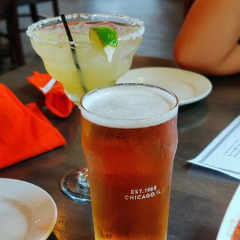 Tortilla Rica - Ice cold beer, and a margaritaita on the rocks. - Mexican Near Me - Kissimmee, Florida
