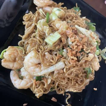 Spicy One - Mie Goreng / Shrimp Stir-Fried Noodles - Indonesian Near Me - Overland Park, Kansas Spicy One - Mie Goreng / Shrimp Stir-Fried Noodles - Indonesian Near Me - Overland Park, Kansas