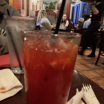 El Paso Mexican Grille - Strawberry Margarita What happened to the nice Margarita glasses? Oh well still tastes good! - Mexican Near Me - Elkton, Virginia El Paso Mexican Grille - Strawberry Margarita What happened to the nice Margarita glasses? Oh well still tastes good! - Mexican Near Me - Elkton, Virginia