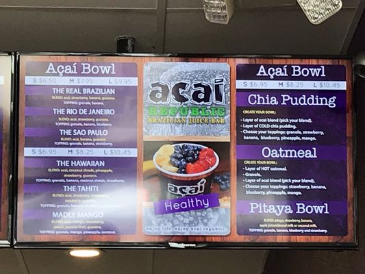 Menu photo 7 Acai Republic Tustin, CA