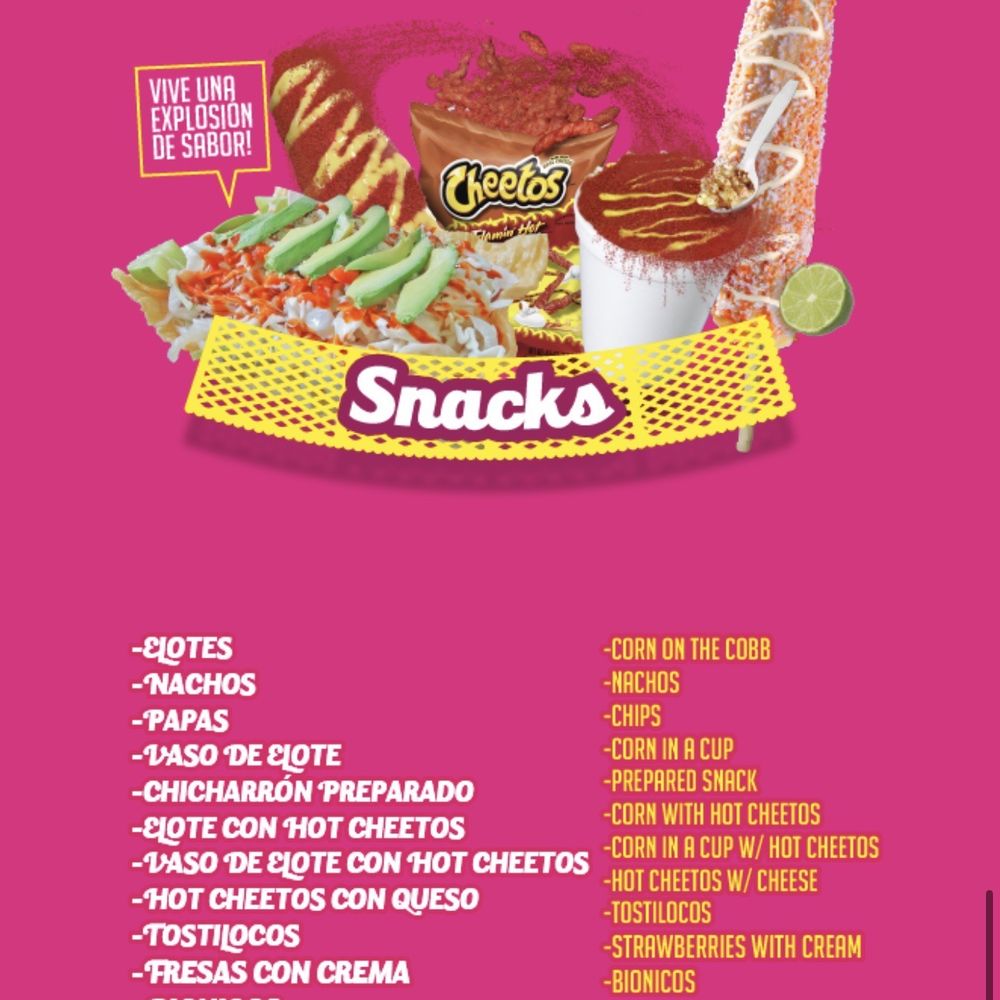 La Michoacana PLUS - Fairfield - Snacks menu - Ice Cream & Frozen Yogurt Near Me - Fairfield, California La Michoacana PLUS - Fairfield - Snacks menu - Ice Cream & Frozen Yogurt Near Me - Fairfield, California