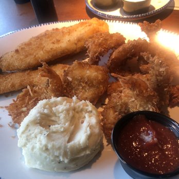 Red Lobster - Parrot Isle Jumbo Coconut Shrimp and white fish. - Seafood Near Me - Lafayette, Indiana