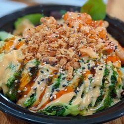 Spicy shrimp custom bowl