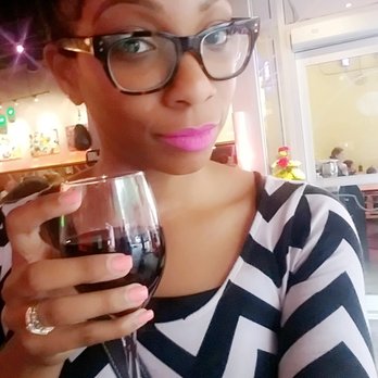 Piola - Pictures pleasantly enjoying my glass of wine at the bar at Piola's before the bartender completely ruined my night. - Pizza Near Me - Houston, Texas