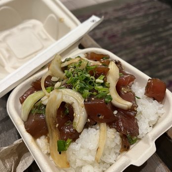 Sato Seafood - Shoyu poke with ahi - Poke Near Me - Honolulu, Hawaii Sato Seafood - Shoyu poke with ahi - Poke Near Me - Honolulu, Hawaii