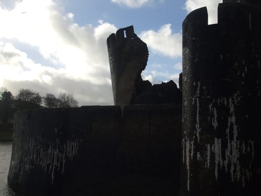 Caerphilly Castle by null