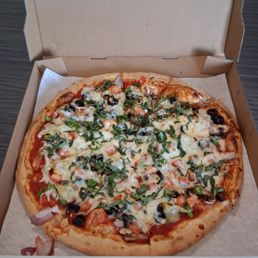 Roasted Veggies Pizza