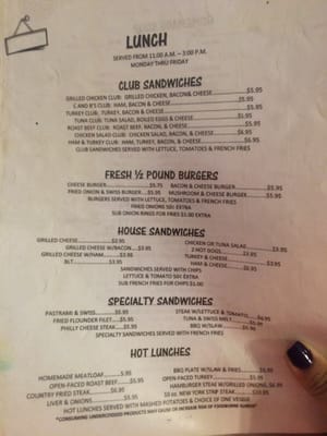 Menu photo 7 C and B Diner Chesapeake, VA
