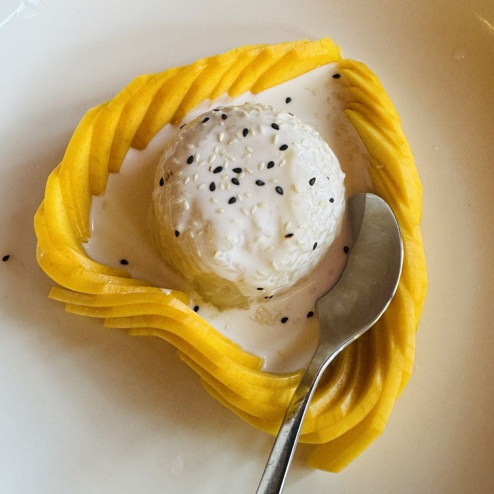 Mint Leaf Cuisine - Mango Sticky Rice - Asian Fusion Near Me - Saratoga, California Mint Leaf Cuisine - Mango Sticky Rice - Asian Fusion Near Me - Saratoga, California