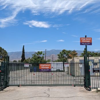 Highland Storage - Highland Storage front entrance - Self Storage Near Me - Highland, California