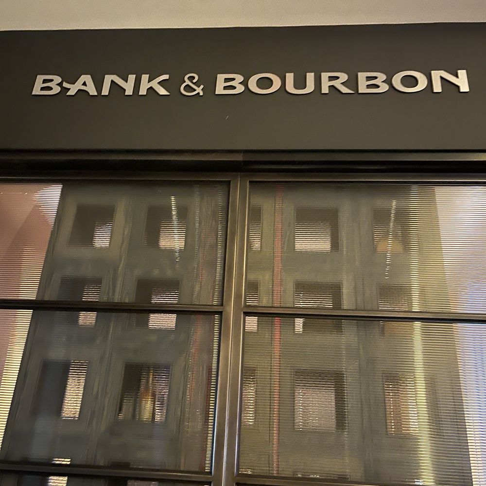 Bank & Bourbon - Lobby Photo before entering the restaurant - New American Near Me - Philadelphia, Pennsylvania