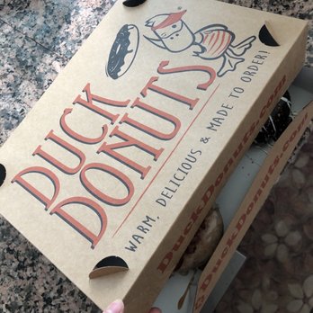 Duck Donuts - Cute box! - Donuts Near Me - Irvine, California
