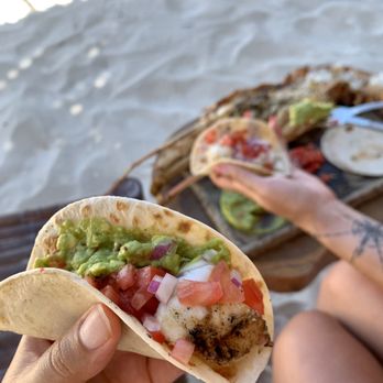 Hotelito Azul Tulum - Lobster tacos. Don't think, just get them. - Hotels Near Me - Tulum, ROO