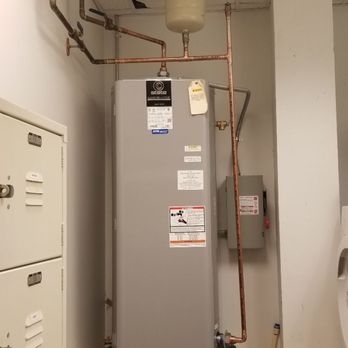 Source Plumbing - Commercial water heater! Clean copper and brought heater to code! - Plumbing Near Me