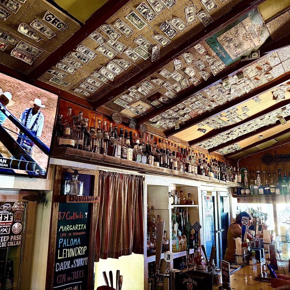Any bar that has dollar bills stuck to the ceiling is a vibe that makes me appreciate stories told, friends made, and hangovers earned. Any bar that has dollar bills stuck to the ceiling is a vibe that makes me appreciate stories told, friends made, and hangovers earned.