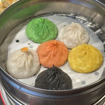 Dumpling District - Rainbow Soup Dumplings 6 - Shanghainese Near Me - Germantown, Maryland