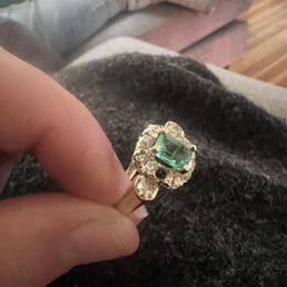Went in to get my vintage emerald ring, the diamond had fallen out( I had the diamond) but they fixed and it turned out beautiful!!!