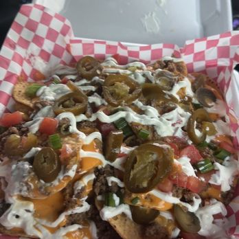 Texas Bigfoot Eats - El nacho mix - Tacos Near Me - Lago Vista, Texas Texas Bigfoot Eats - El nacho mix - Tacos Near Me - Lago Vista, Texas