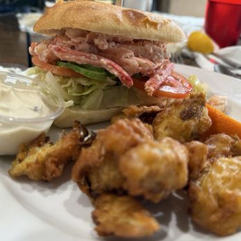 Moss Landing Cafe - Crab sando (closed face), standard is open - American Near Me - Moss Landing, California