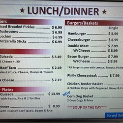 Venture Mart - Menu as of 2/7/2024