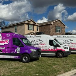 Luxury Paws - Our trucks!