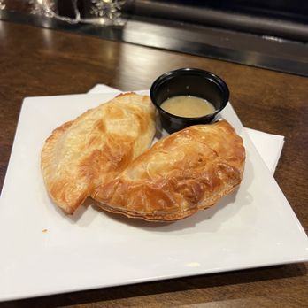 Friends Cafe - Empanadas (onion and cheese + caprese) - Cafes Near Me - Stamford, Connecticut