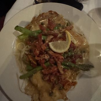 Scannicchio's - Chicken Shrimp Francaise Over Linguine - Italian Near Me - Philadelphia, Pennsylvania
