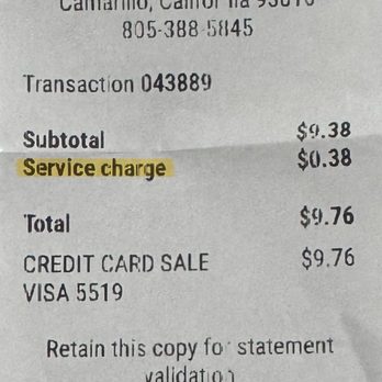 Taqueria Potrillos - Service charge fee (for what?) - Mexican Near Me - Camarillo, California Taqueria Potrillos - Service charge fee (for what?) - Mexican Near Me - Camarillo, California