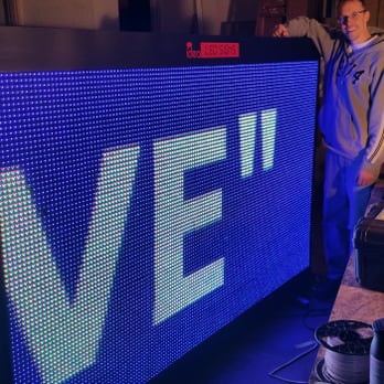 IDEA LED SIGNS - Think we cant well we can! 8 ft by 5 ft Full Color Outdoor LED Signs built American Tuff - Signmaking Near Me - Kalamazoo, Michigan IDEA LED SIGNS - Think we cant well we can! 8 ft by 5 ft Full Color Outdoor LED Signs built American Tuff - Signmaking Near Me - Kalamazoo, Michigan