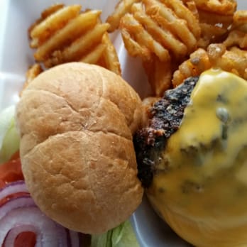 Hobo's Cafe - Cheeseburger and waffle fries - New American Near Me - Key Largo, Florida Hobo's Cafe - Cheeseburger and waffle fries - New American Near Me - Key Largo, Florida