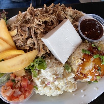 Hapa J's - Luau plate - Hawaiian Near Me - San Clemente, California