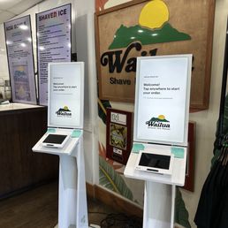 Order at the kiosk Order at the kiosk
