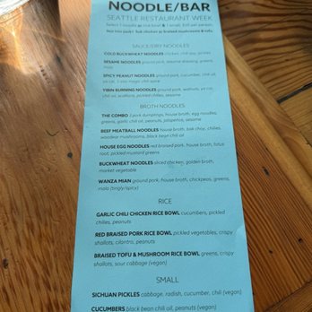 Noodle/Bar - Chinese Near Me - Seattle, Washington Noodle/Bar - Chinese Near Me - Seattle, Washington