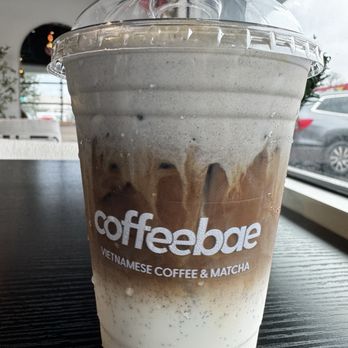 Coffeebae - Bąc Xiu with Sesame Foam - Coffee & Tea Near Me - Tukwila, Washington Coffeebae - Bąc Xiu with Sesame Foam - Coffee & Tea Near Me - Tukwila, Washington