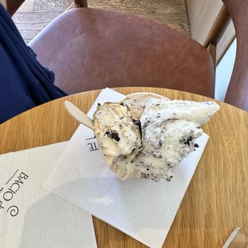 Bacio di Latte - Three kinds in one - Gelato Near Me - Thousand Oaks, California