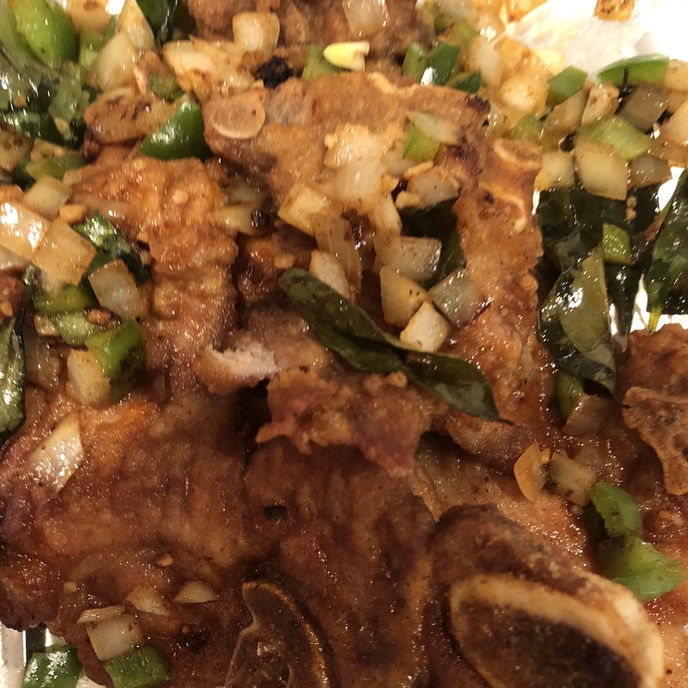 Malay Satay Hut - 3. Salt and Pepper Pork Chops - Malaysian Near Me - Bellevue, Washington Malay Satay Hut - 3. Salt and Pepper Pork Chops - Malaysian Near Me - Bellevue, Washington