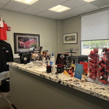 Marconi Automotive Museum - office area, trinkets on sale - Museums Near Me - Tustin, California Marconi Automotive Museum - office area, trinkets on sale - Museums Near Me - Tustin, California